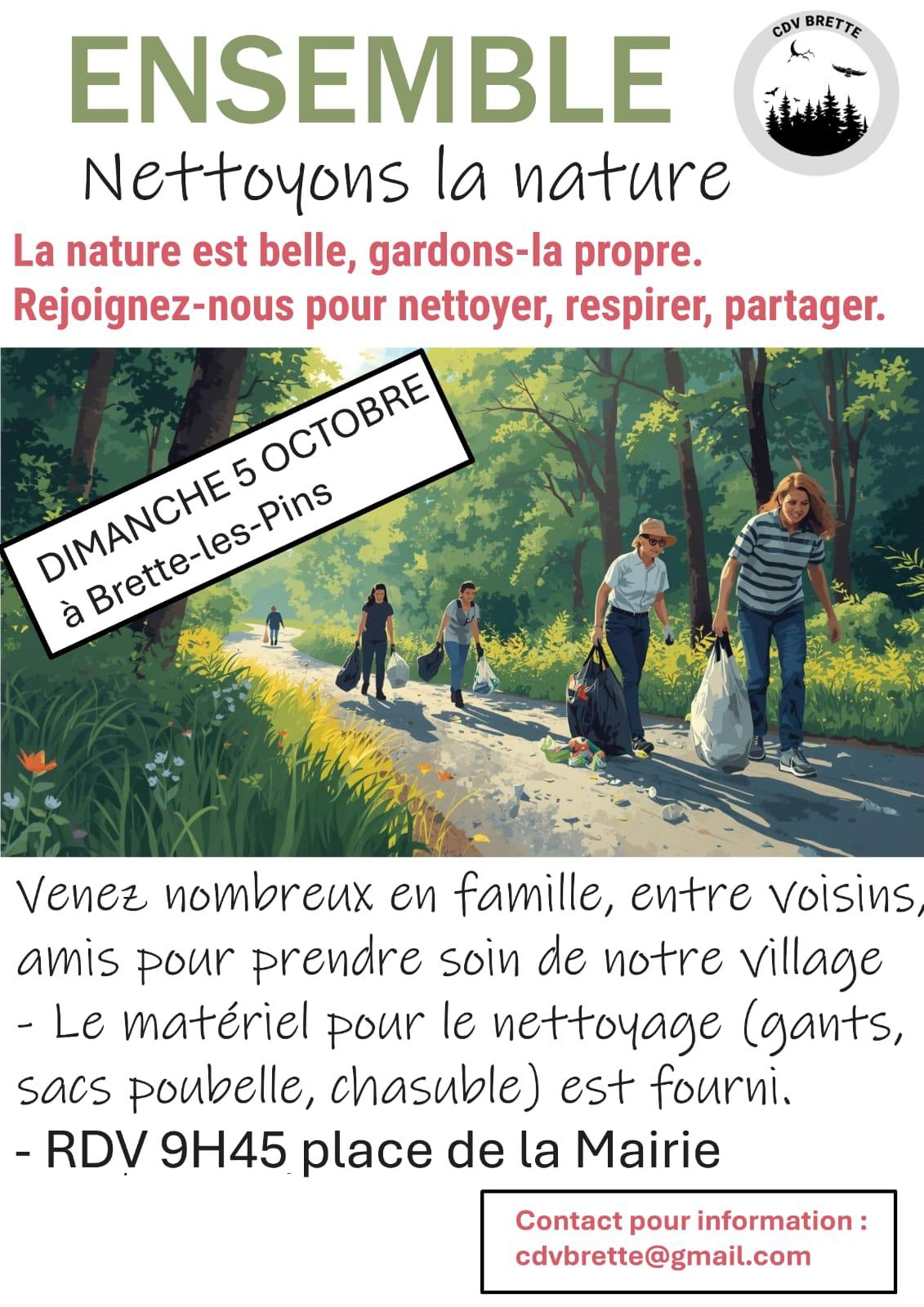 Nettoyons la nature avec CdV