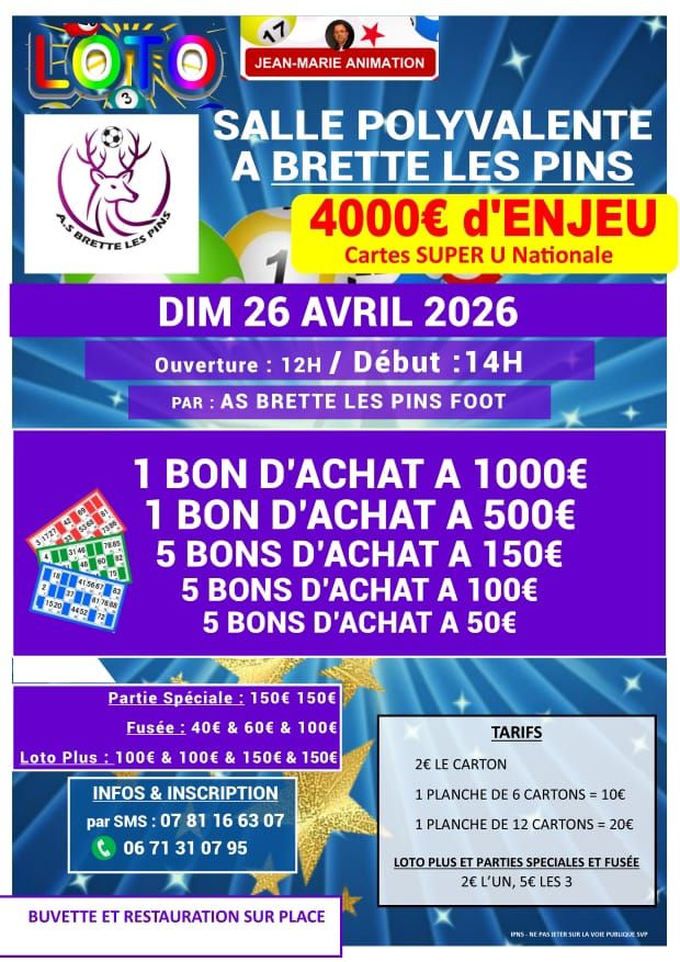 Loto de l'AS Brette