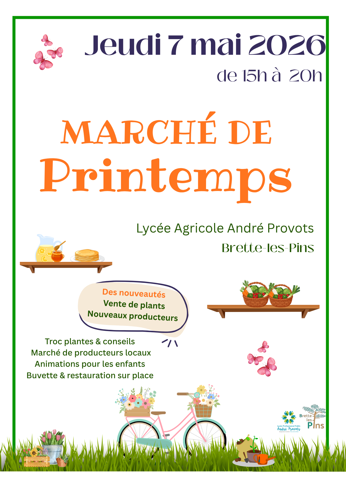 Jeudi 7 mai à partir de 15h