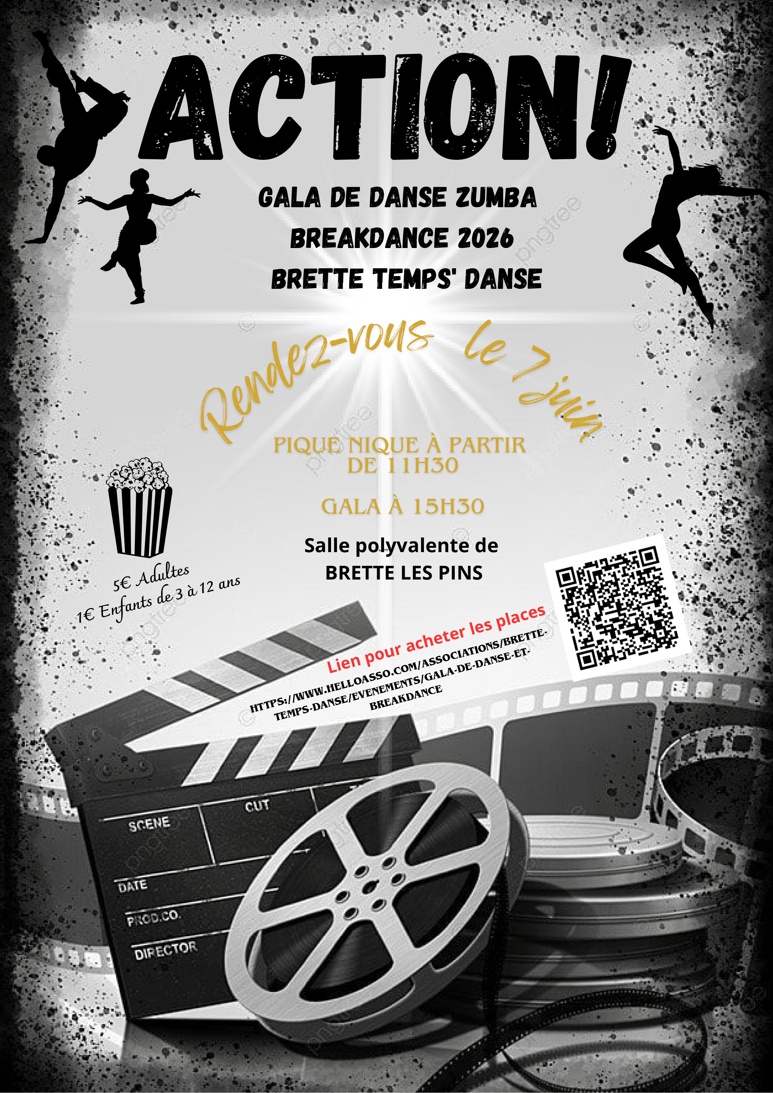 Action ! Dimanche 7 juin 15h30